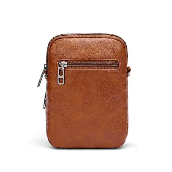 Handytasche Damen zum Umhängen mit Reißverschlussfächern