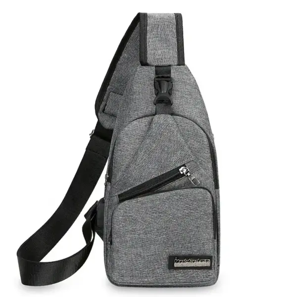 Graue Umhängetasche Damen als Sling Bag mit Schrägtasche – Bild 4