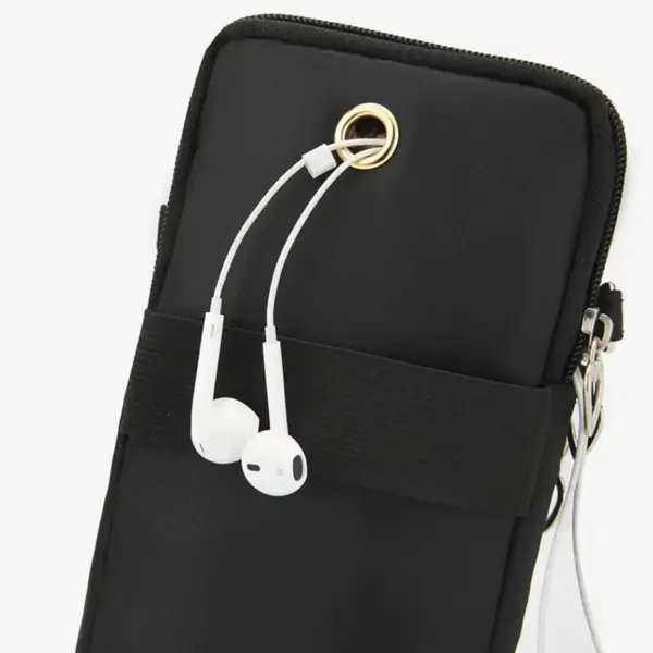 Kleine Umhängetasche Damen fürs Handy mit Herz-Zipper – Bild 3