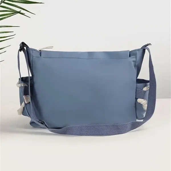 Schultertasche Männer im Messenger-Stil mit Klappe und Schnallen – Bild 5